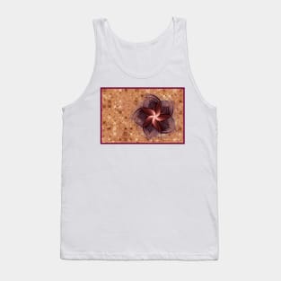 Copper Flower Fractal Tank Top